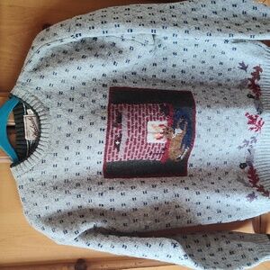 Vintage Woolrich dog sweater